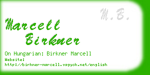 marcell birkner business card